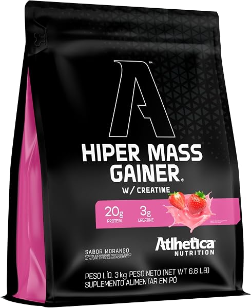 Atlhetica Nutrition Hiper Mass Gainer 3000g Sabor Morango
