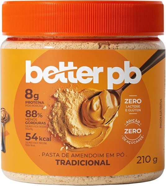 BetterPB Pasta de Amendoim em Pó Tradicional 210g