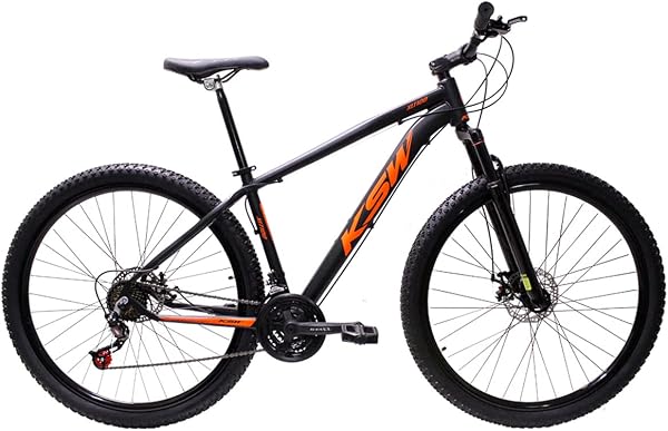 Bicicleta Aro 29 KSW XLT 21 Marchas, Quadro em Alumínio, Freio a Disco