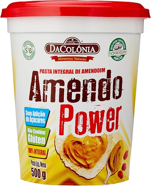 DaColônia Amendopower Pasta de Amendoim Integral Zero 500g