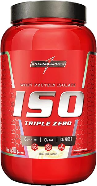 Integralmédica Iso Triple Zero Whey Protein Isolado 900g Baunilha