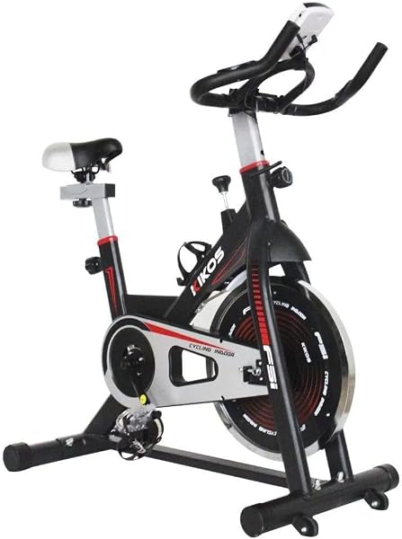 Kikos F5i Bicicleta Ergométrica Spinning Roda de Inércia 10kg - Preto