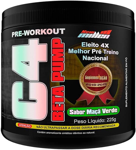 New Millen C4 Beta Pump Extreme Pre-Workout 225g (Maçã Verde)