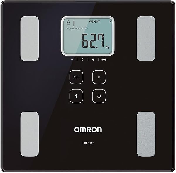 OMRON HBF-222T Balança Digital de Controle Corporal Bioimpedância com Bluetooth