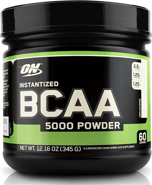 Optimum Nutrition BCAA 5000 Powder - Sem Sabor 345g