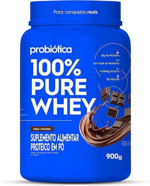 Probiótica 100% Pure Whey 900g Chocolate