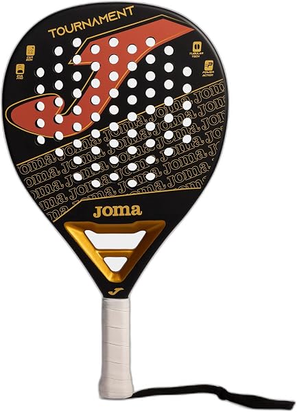 Raquete de Padel Joma Tournament Preto Dourado Vermelho