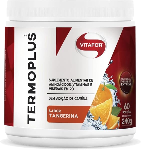 Termo Plus Termogênico em Pó 240g (Tangerina) - Vitafor